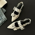 thumbnail image 5 of Pointed Toe Dress Shoes Fashion Slingbacks Flats Sophisticated Ballets Flats Women Shoes Suitable for Any Occasion, 5 of 17