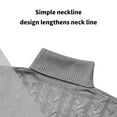 thumbnail image 4 of Sonducket Suéter chal cómodo a prueba de viento Tippet tejido ocio Casual bufanda elegante suéter Otoño Invierno calle suelta Accesorios de disfraces Gris XXL, 4 of 6