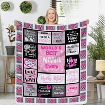 Grandma Gifts Blanket, Gifts for Grandma from Granddaughter Grandkids Grandson Grandchildren,Grandmother Gifts Mothers Day, Birthday Grandma Gifts, Best Grandma Blanket 50" x 60"