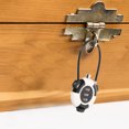 thumbnail image 2 of MOVTOTOP Cabinet Lock with 3 Digit Combination Padlock for Drawer Security Wire Lock Cable 2pcs, 2 of 8
