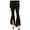 Black, variant on INC Womens Black Ruffled Velvet Casual Pants 16
