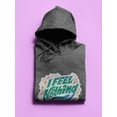 thumbnail image 3 of I Feel Nothing Hoodie Women -Smartprints Designs, Female 3X-Large, 3 of 4
