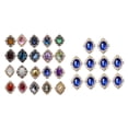 thumbnail image 1 of CONJUNTO de 20 BOTONES de CRISTAL de RHINESTONE FLATBACK CABOCHON DECORACIÓN de ARTESANÍAS de BRICOLAJE, 1 of 7