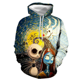 thumbnail image 3 of Sudadera con capucha con estampado 3D de pesadilla antes de Navidad para hombres y mujeres, sudaderas con capucha de Jack Skellington Sally, sudaderas con capucha de Cosplay de terror de Halloween, re, 3 of 5