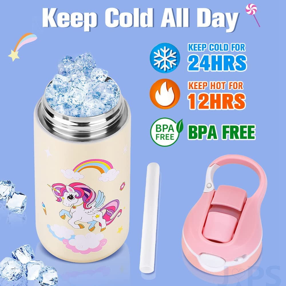 Travel Snack Water Bottle Drink In One Container Lid Straw Kids Snack Bottle  Separated Ine With A Straw Dropshipping - Water Bottles - AliExpress