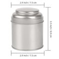 thumbnail image 2 of 6Pcs Tea Tins Canister with Airtight Double Lids(Rose Gold), 2 of 5