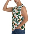 thumbnail image 3 of Balery Cactuses Camisetas sin mangas para hombre, absorbe la humedad y protege contra el mal olor.-X-Large, 3 of 7