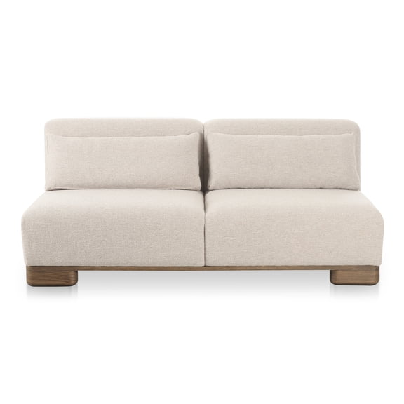 Moe's Home Collection June Sofa Oatmeal Fabric Sofas