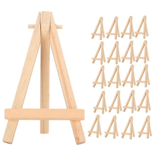 Sturdy Pine Wood Tripod Holder, Reusable Wood Easel, For Beginners Painting Classes School Home Students