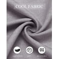 thumbnail image 6 of COOFANDY Men’s Button Down Shirt Short Sleeve Lightweight Casual Summer Beach Shirt Textured Linen Shirts, 6 of 7