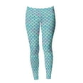 thumbnail image 4 of Womens Mermaid Leggings Cute Funny Ocean Lover Fish Scales Novelty Yoga Pants for Ladies, 4 of 7
