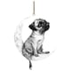 thumbnail image 2 of Teissuly Christmas Dog Pendant Tree Decoration Pendant Flat Acrylic Pendant Home Car Decoration Teissuly WER202310166014, 2 of 9