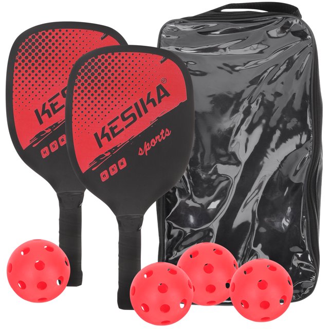 MasteelfCA 1 Set of Professional Pickleball Rackets Replaceable Non-slip Grip Rackets