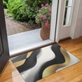 thumbnail image 2 of Black White Marble Gold Wave Pattern Door Rugs,Washable Non Slip Door Mats Indoor,Decorative Door Mats,Entry Mat Indoor for Entrance,Bedroom,Kitchen,Bathroom,17"x30", 2 of 6