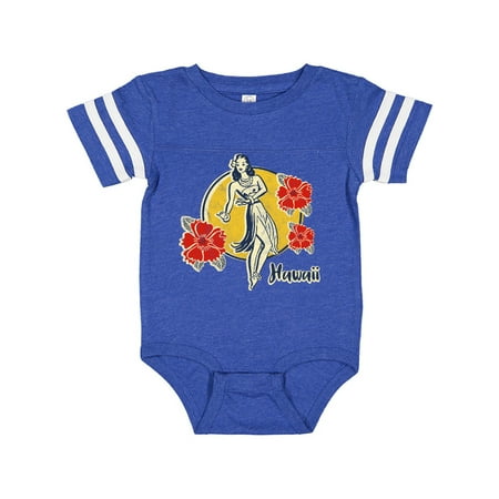 

Inktastic Retro Hula Girl Gift Baby Girl Bodysuit
