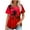 Red, variant on Lace White Blouses for Women Summer Clothes for Women 2025 Vacation Trendy Summer Tops for Women 2025 Trendy Sexy Hawaiian Shirts Blue