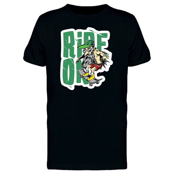 Hipster Skateboard Logo Tee Men's -Image by Shutterstock