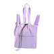 thumbnail image 4 of Bolsa organizadora con cordón y bolsillo, mochila informal para baile latino y claqué. Morado claro, 4 of 9