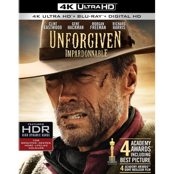 Unforgiven (4K Ultra HD + Blu-ray + Digital HD) (Bilingual)