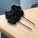 thumbnail image 5 of Gargantilla Grande De Flores Negras, Collar De Gargantilla De Flores Hecho A Mano Para Cumpleaños Para Mujeres, 5 of 8