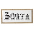 thumbnail image 5 of DecMode White Metal Sign Wall Decor with Brown Frame, 5 of 7