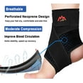 thumbnail image 4 of Ankle Brace, Ankle Braces for Men & Women, Adjustable Compression Ankle Wrap Support for Ankle Protection, Breathable & able, Ankle Support Brace for Sprains, Sports Injuries and Recovery, 4 of 8