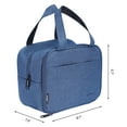thumbnail image 2 of REGALWOVEN Insulated Bag, Lunch Bag for Women and Men, Tote Bag Lunch Box Navy Blue 8.7*7.3*5.7in, 2 of 6