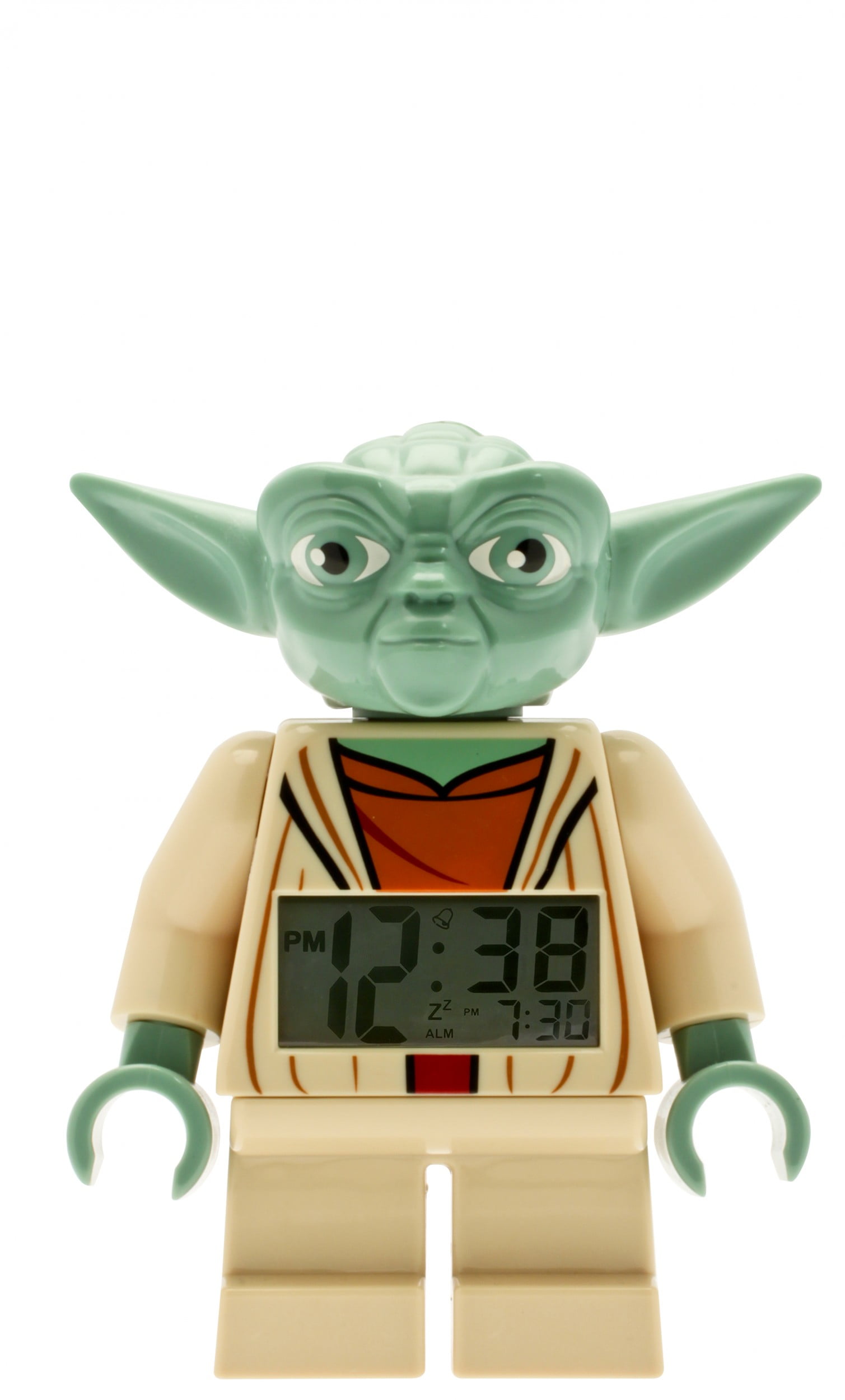 halvt uophørlige voldsom LEGO Star Wars Yoda Minifigure Alarm Clock For Kids Bedroom With Large LED  Digital Display Battery Operated - Walmart.com