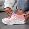 thumbnail image 6 of CAIXAI Orthopedic Shoes for Women Arch Support Wide Toe Box Sneakers Women Lightweight Closed Toe on Walking Shoes with Wide Width Mesh Knitted Mary Jane Flats Women Hands-Free Soft Shoes, 6 of 7