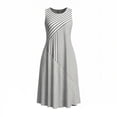 thumbnail image 5 of Kezqiaxn Sundresses for Women Fashion Striped Splicing Sleeveless Vacation Dress Trendy Summer Dresses Cute Clothes, 5 of 5