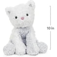 thumbnail image 5 of Cow, Stuffed Animal For Ages 1 And Up, Spring Decor Plush Toy, Cream/blue, 10, 5 of 5