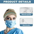 thumbnail image 5 of Jiueut Aztec Tribal Nurse Button Headband Nursing Headbands with Buttons for Mask 4 Piece Medical Assistant Headbands for Women Wide Nurses Headbands Non Slip Nurse Headband Men, 5 of 7