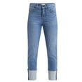 thumbnail image 4 of Sofia Jeans Women's Slim Cuffed Denim Mid Rise Jeans, 27" Inseam, Size 0-20, 4 of 5