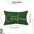 thumbnail image 3 of Christmas Pillow Covers 12X20 Inch Linen Merry Christmas Throw Pillow For Couch Bedroom Decorative Christmas Red Christmas Decor Cotton Cloth Pillow Cover Sofa Cover Decorative Holiday Decorations, 3 of 9