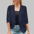thumbnail image 1 of NARABB Veste en Dentelle Décontractée Unie pour Femme, 1 of 1