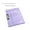 Purple, variant on Thickened A3 File Folder with Metal Clip and Elastic Strap, Heavy-Duty Plastic Document Holder for Exam Papers, Test Sheets, and Office Storage