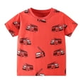 thumbnail image 2 of Kukoosong Toddler Boys or Girls Crewneck Tee with Short Sleeves, Animal Print, Sizes 2T, 2 of 8