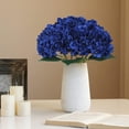 thumbnail image 5 of Yirtree 3PCS Hydrangea Silk Fake Flowers Heads with Stems, Artificial Flowers for Decoration Wedding Rome Party Shop Baby Shower,Room Decor for Bedroom Aesthetic, 5 of 8
