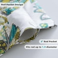 thumbnail image 3 of Cortina DriftAway Layla Floral, color marfil, verde azulado, gris, 132 x 46 cm, 3 of 9
