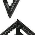 thumbnail image 2 of 12 Inch Rafter Square Aluminum Alloy Metric Triangle Ruler Double Scale Triangle Protractor Layout Gauge, 2 of 8