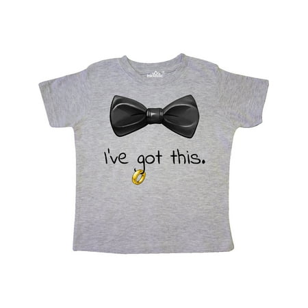 

Inktastic I ve got this- black bow tie with wedding ring Gift Toddler Boy or Toddler Girl T-Shirt