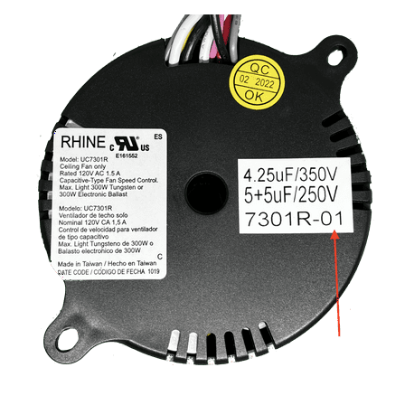 7301R-01 Ceiling Fan Receiver UC7301R by MFP