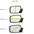 thumbnail image 5 of Burco Side View Mirror Replacement Glass - Clear Glass - 4668, 5 of 6