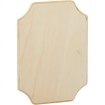 Walnut Hollow Baltic Birch French Corner Plaque-5"X7"X.38, Natural