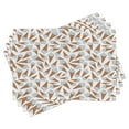 thumbnail image 1 of Ambesonne Sweets Place Mats Set of 4, Yummy Desert Gelato, Standard Size, Pearl Pale Caramel, 1 of 6