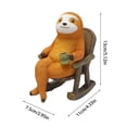 thumbnail image 3 of ShunRuiPi Black and Friday Home 2024 Rocker Chair, Sloth, Garden Decoration, Balcony, Coffee Shop, Home Decoration, Office Decor Men, Kitchen Decor, 3 of 4