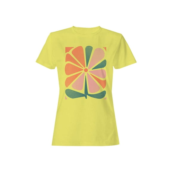 Retro Floral Design Women's T-shirt