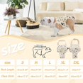 thumbnail image 2 of Bragas de higiene para perros Correa Sling Bragas ajustables para mascotas Pañal Hombre Mujer Perro Pantalones fisiológicos Mono de algodón Bragas Teddy Bulldog L, 2 of 5