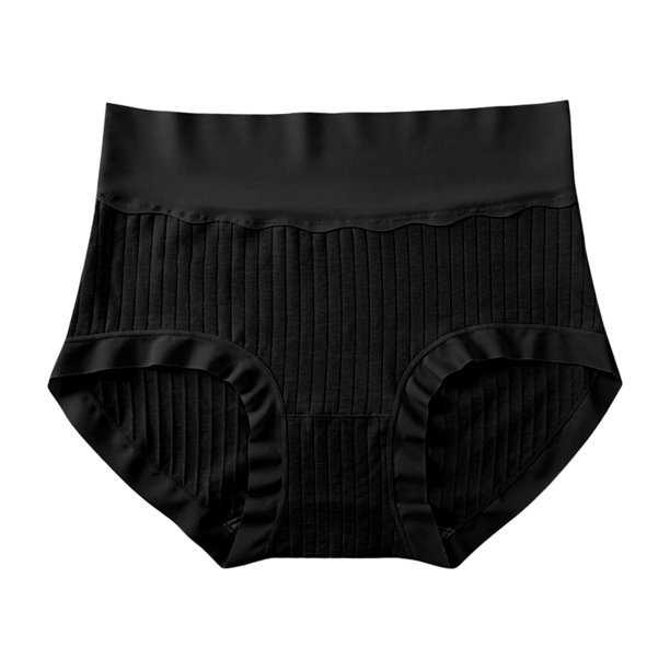 Ropa interior sin costuras de cintura alta para mujer: entrepierna 7A, material de clase A para bebés, control ligero del abdomen