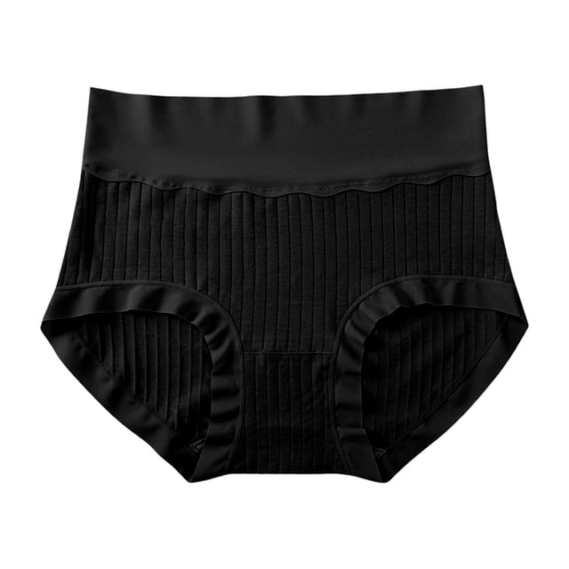 Ropa interior sin costuras de cintura alta para mujer: entrepierna 7A, material de clase A para bebés, control ligero del abdomen